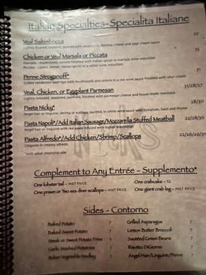 Menu photo 1 Nick's Ristorante Huntsville, AL Menu photo 1 Nick's Ristorante Huntsville, AL
