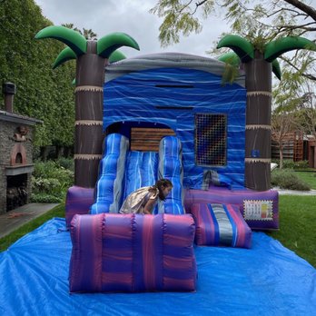 Lit Party Rentals - Tropical Combo - Bounce House Rentals Near Me Lit Party Rentals - Tropical Combo - Bounce House Rentals Near Me