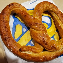 a pretzel on a napkin a pretzel on a napkin