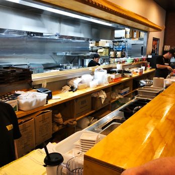 Kinya Ramen - I was allowed to take a quick shot of the food and kitchen area. - Sushi Bars Near Me - Gainesville, Florida