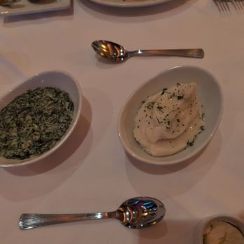 Ruth's Chris Steak House - Cream spinach, garlic mashed potatoes - Steakhouses Near Me - Roseville, California