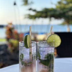 Napua at Mauna Lani Beach Club - Lychee mojitos