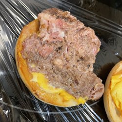 McDonald's - Raw Steak Egg Cheese Bagel