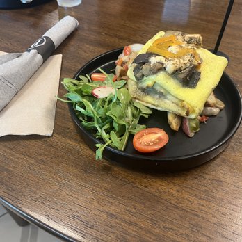 Pilar Coffee Bar - My pretty omelet dish. - Desserts Near Me - Deerfield Beach, Florida