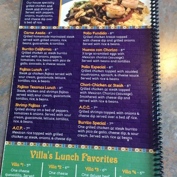 Viva Villa Mexican Grill - Menu - Mexican Near Me - Mauldin, South Carolina Viva Villa Mexican Grill - Menu - Mexican Near Me - Mauldin, South Carolina