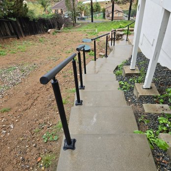 Inland Handyman Services - Handrails installed on stairway - Flooring Near Me Inland Handyman Services - Handrails installed on stairway - Flooring Near Me