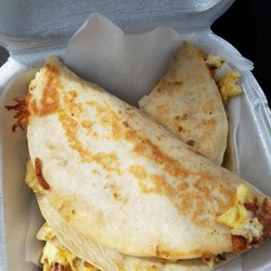Tacos Moreno - Delicious, HEFTY breakfast tacos.