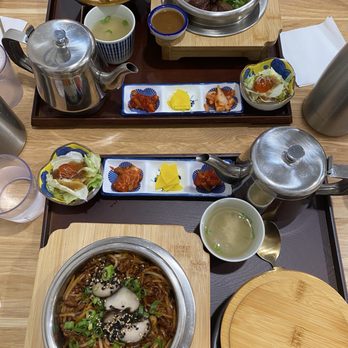 Damsot - Steak Bowl, Spicy beef mushroom bowl - Korean Near Me - Los Angeles, California