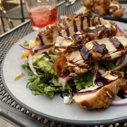 Antlers Rooftop Tavern - Grilled peach salad
