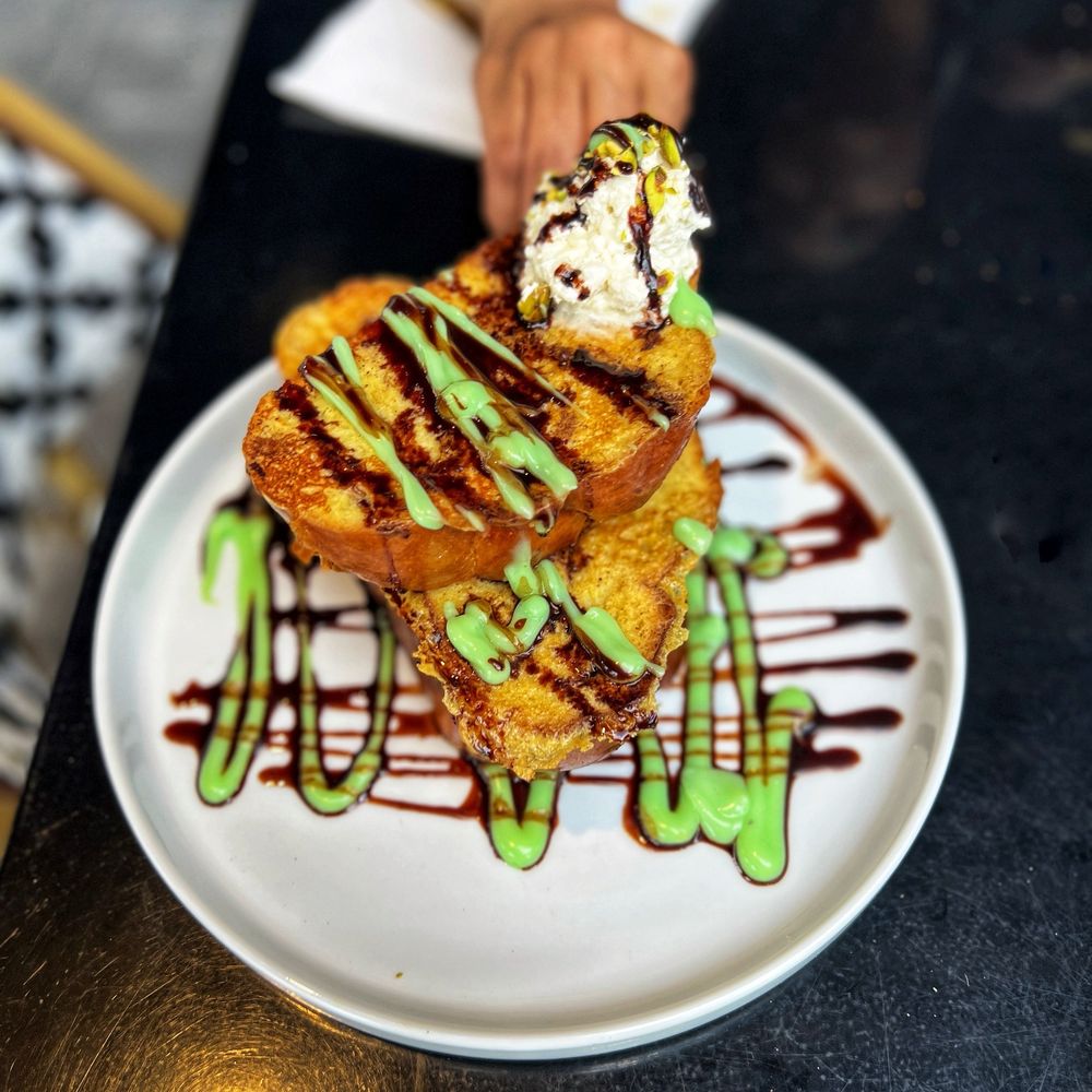 The Scene - Pistachio French Toast - Coffee & Tea Near Me - Albany, New York The Scene - Pistachio French Toast - Coffee & Tea Near Me - Albany, New York