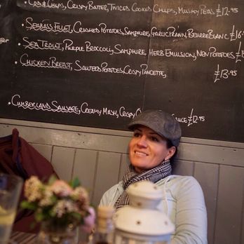 Kings Head Hotel - The chalkboard wall - Pubs Near Me - Skipton, NYK
