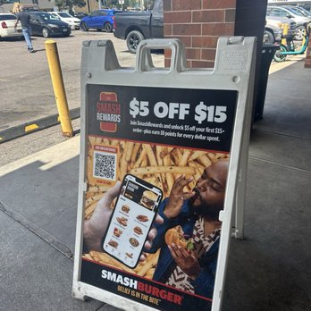 Smashburger - Outside sign - Burgers Near Me - Glendale, Colorado Smashburger - Outside sign - Burgers Near Me - Glendale, Colorado