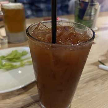 Twin Peaks - Bloody Mary- ate the bacon and olive before snapping photo - New American Near Me - Reno, Nevada Twin Peaks - Bloody Mary- ate the bacon and olive before snapping photo - New American Near Me - Reno, Nevada