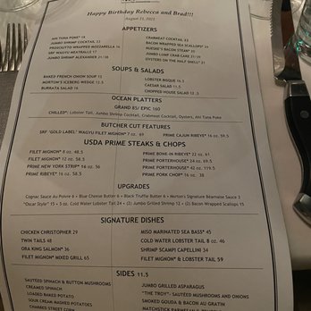 Morton's The Steakhouse - Menu - Steakhouses Near Me - Biloxi, Mississippi