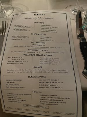 Menu photo 6 Morton's The Steakhouse Biloxi, MS Menu photo 6 Morton's The Steakhouse Biloxi, MS
