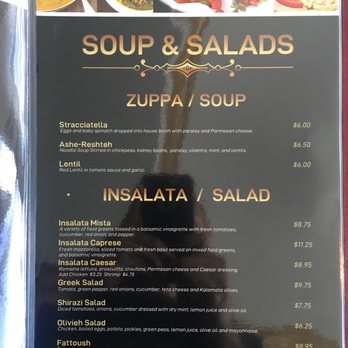 ParsItal - Menu 3 - Persian/Iranian Near Me - Ottawa, Ontario