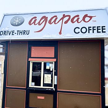 Agapao Coffee - Exterior of the drive-thru coffee shop. - Coffee & Tea Near Me - Santa Fe, New Mexico