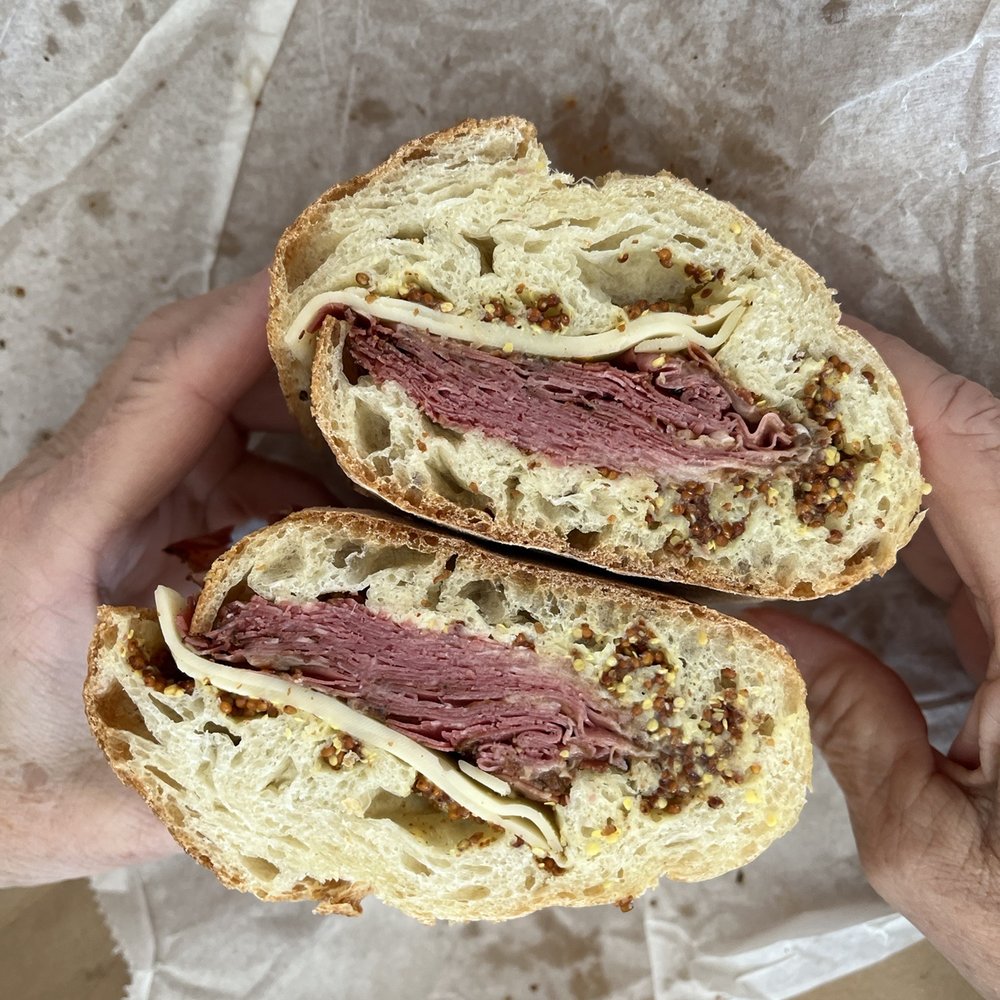 Alimentari - pastrami sandwich with no pickles - Delis Near Me - Madison, Wisconsin