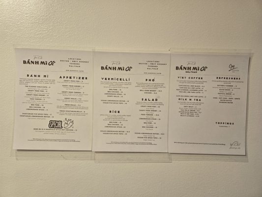 Menu photo 3 Bánh Mì Oi - Waltham Waltham, MA Menu photo 3 Bánh Mì Oi - Waltham Waltham, MA