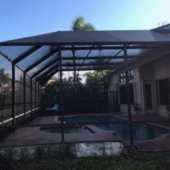 Slide of EBG Screen Enclosures & Techos De Aluminio