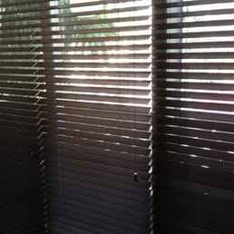 My new horizontal blinds with "de-light" feature. 3 panels on one headrail all operated by one wand. I am so happy! My new horizontal blinds with "de-light" feature. 3 panels on one headrail all operated by one wand. I am so happy!