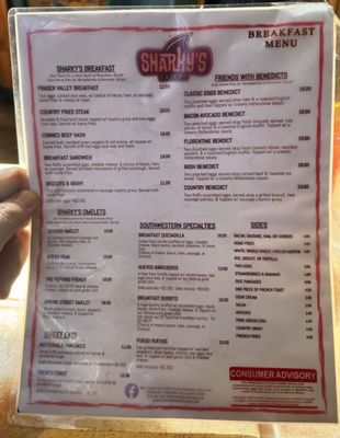 Menu photo 2 Sharky's Eatery Fraser, CO