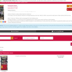 M&P Amusement - Sold at auction described as "complete and working".
