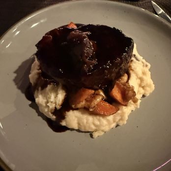 Castor Kitchen & Bar - Filet Mignon (8oz) with Garlic Mashed Potatoes, Honey Carrots and a Demi Glaze Sauce. - Bars Near Me - Corvallis, Oregon Castor Kitchen & Bar - Filet Mignon (8oz) with Garlic Mashed Potatoes, Honey Carrots and a Demi Glaze Sauce. - Bars Near Me - Corvallis, Oregon