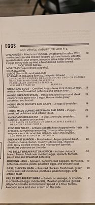 Menu photo 4 Chila-killer Cafe Rohnert Park, CA Menu photo 4 Chila-killer Cafe Rohnert Park, CA
