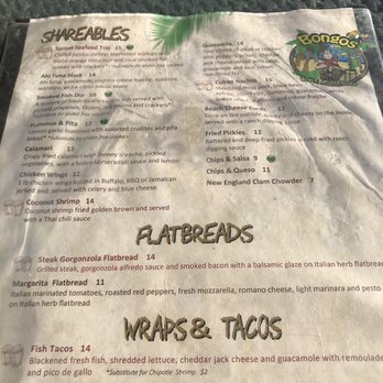 Bongos Beach Bar and Grille - Menu - Bars Near Me - St. Pete Beach, Florida Bongos Beach Bar and Grille - Menu - Bars Near Me - St. Pete Beach, Florida