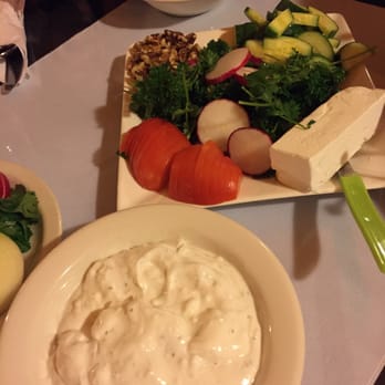 Persepolis Grill - Cheese plate, and my fave yogurt with shallots!!! I would die for this food! - Persian/Iranian Near Me - Seattle, Washington