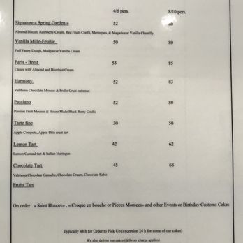Maison Alyzee - Cake menu - Bakeries Near Me - Mountain View, California Maison Alyzee - Cake menu - Bakeries Near Me - Mountain View, California