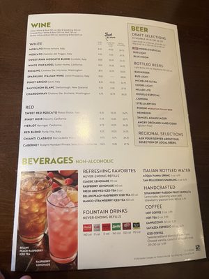 Menu photo 8 Olive Garden Italian Restaurant Eugene, OR