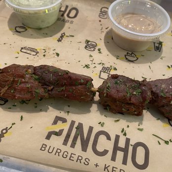 PINCHO - Beef kabob - so good! - Latin American Near Me - Cypress, Texas PINCHO - Beef kabob - so good! - Latin American Near Me - Cypress, Texas