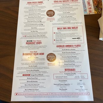 Bob Evans - Breakfast Menu - Breakfast & Brunch Near Me - Camden, Delaware