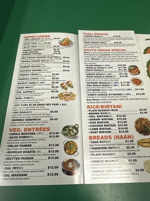 Menu photo 6 New Indian Restaurant Upland, CA
