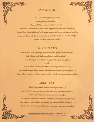 Menu photo 3 The Village Bistro Chester, CT Menu photo 3 The Village Bistro Chester, CT