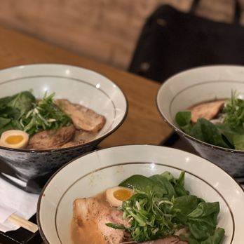 Menya Sandaime - two bowls of food on a table - Ramen Near Me - Fort Lee, New Jersey Menya Sandaime - two bowls of food on a table - Ramen Near Me - Fort Lee, New Jersey