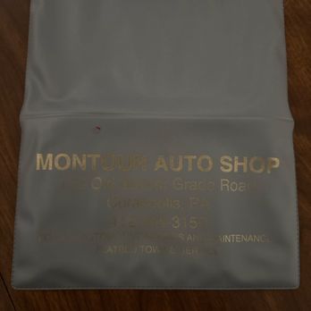 Montour Auto Shop - Replaced my file folder (which was higher quality) with their own branded folder without asking - Auto Repair Near Me - Coraopolis, Pennsylvania Montour Auto Shop - Replaced my file folder (which was higher quality) with their own branded folder without asking - Auto Repair Near Me - Coraopolis, Pennsylvania
