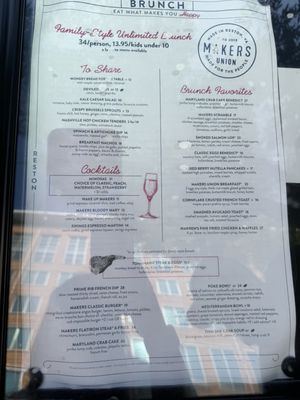 Menu photo 4 Makers Union Reston, VA