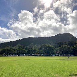Our view of Diamond Head from the middle of the park Our view of Diamond Head from the middle of the park