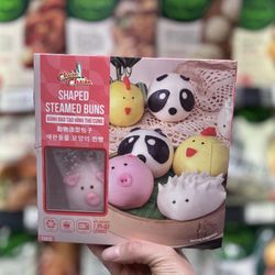 The cutest steamed buns!! :3