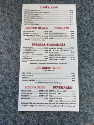 Menu photo 3 Eagles Nest Restaurant Brewer, ME Menu photo 3 Eagles Nest Restaurant Brewer, ME