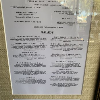 Buzz's - Menu - Steakhouses Near Me - Kailua, Hawaii Buzz's - Menu - Steakhouses Near Me - Kailua, Hawaii