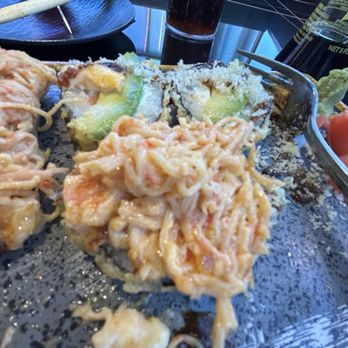 Sushi Kai - Big mouth roll (disassembled) - Japanese Near Me - Denton, Texas Sushi Kai - Big mouth roll (disassembled) - Japanese Near Me - Denton, Texas