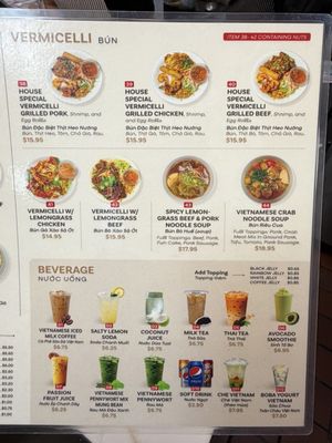 Menu photo 1 Pho Town Tracy, CA
