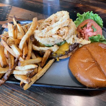 Twisted Root Burger - Big Tex with Fries - Burgers Near Me - Carrollton, Texas