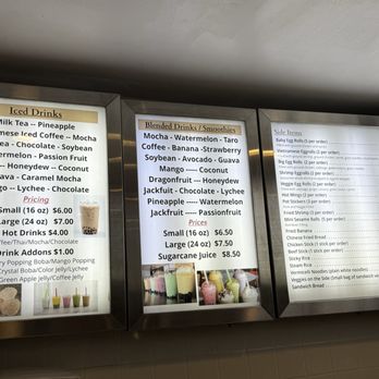 Le Saigon - Drinks and sides May 2025 - Sandwiches Near Me - Modesto, California
