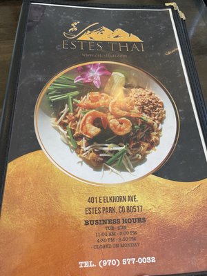 Menu photo 2 Estes Thai Restaurant Estes Park, CO Menu photo 2 Estes Thai Restaurant Estes Park, CO