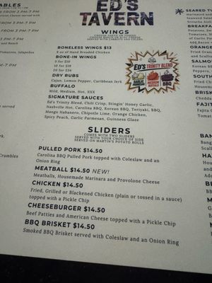Menu photo 7 Ed's Tavern Bradenton, FL